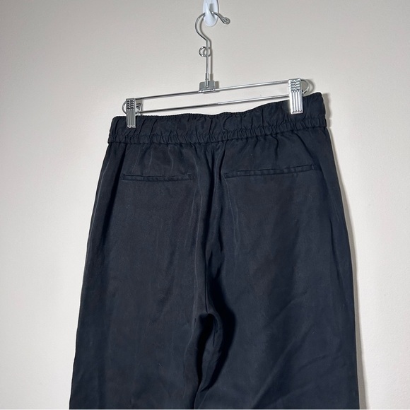 Babaton by Aritzia Soft Lyocell Trousers Relaxed Fit Lightweight Black Size 2 - Picture 7 of 8